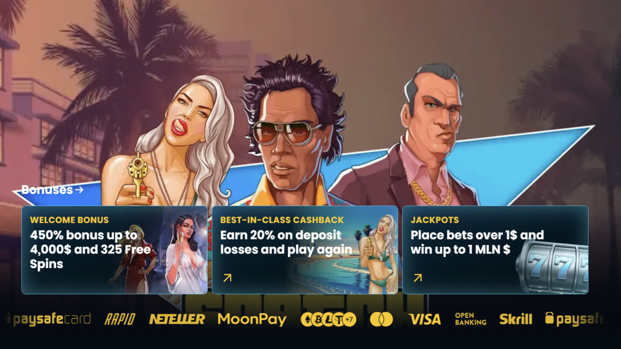 Snatch Casino website